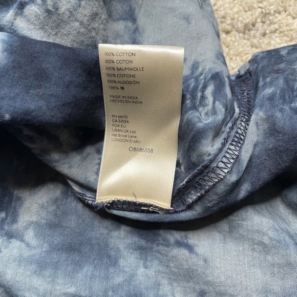 Pilcro & The Letterpress The Cate Tie Dye Button Down Shirt size XS NEW NWT - Picture 6 of 8